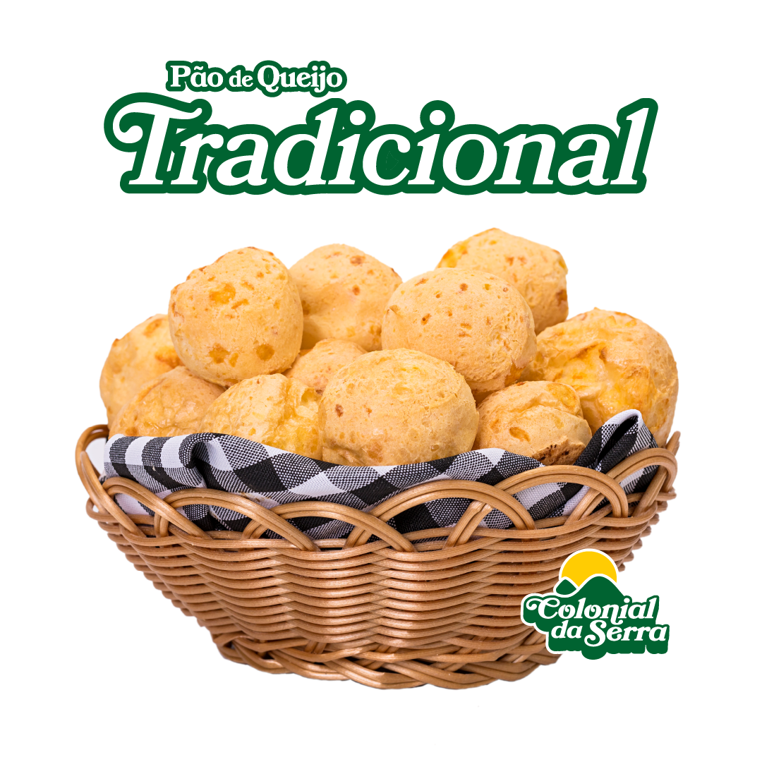 pão de queijo tradicional congelado