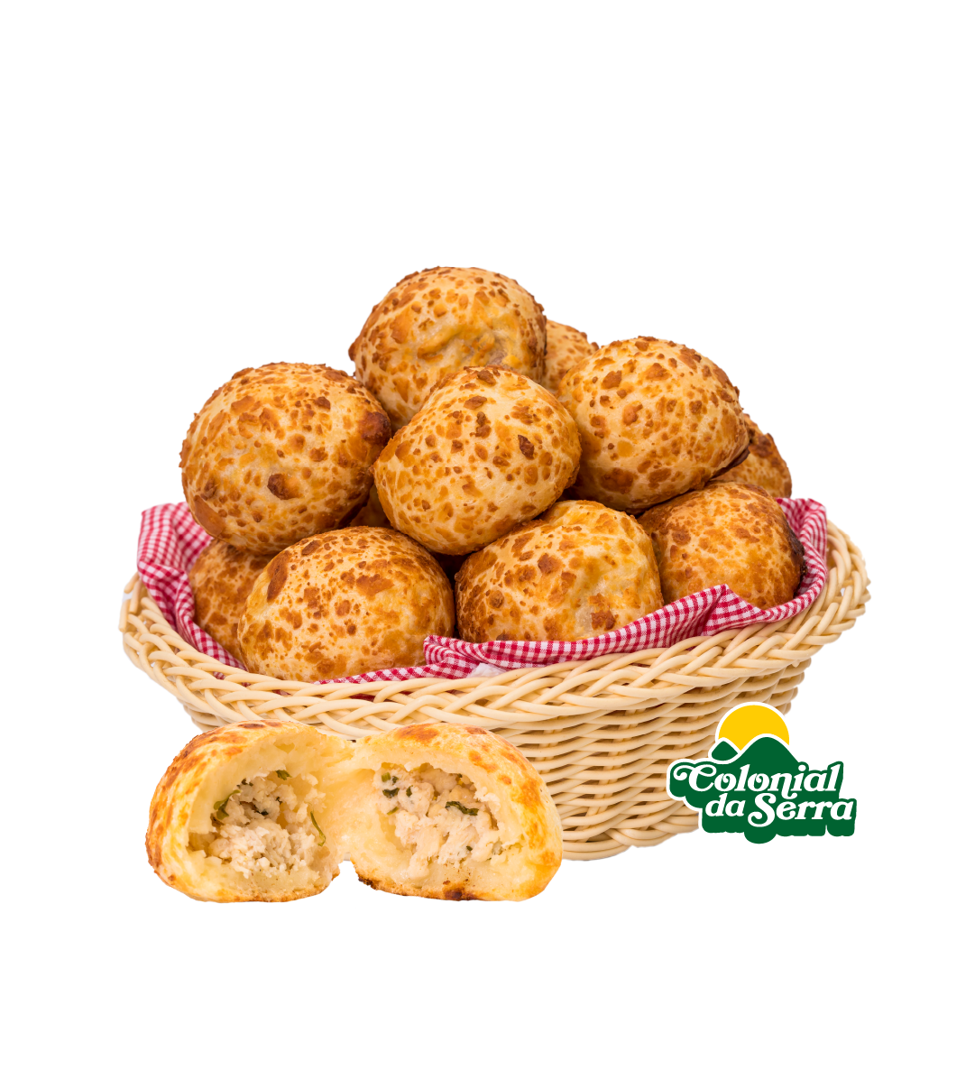 pão de queijo congelado recheado frango