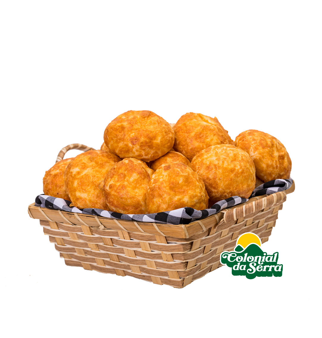 pão de queijo congelado gourmet empanado parmesão